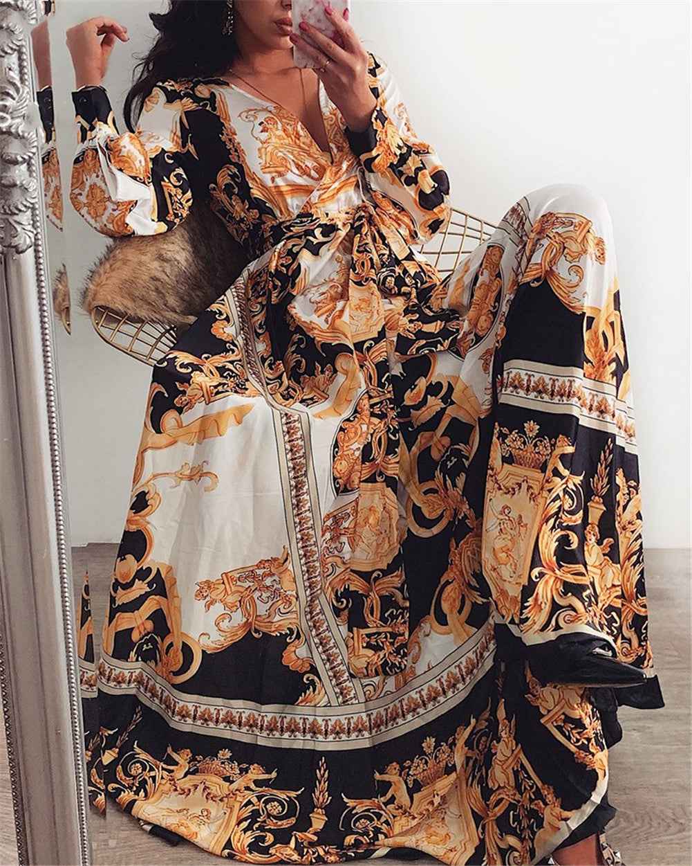 Zinniah | Boho-maxi-jurk voor dames – zwierige, elegante zomerjurk