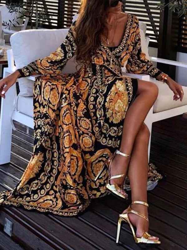 Zinniah | Boho-maxi-jurk voor dames – zwierige, elegante zomerjurk