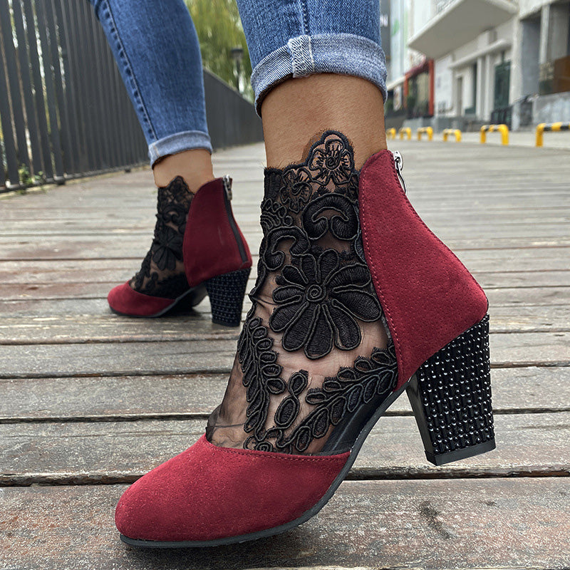 Zorya | Damesschoenen met lage hak – luchtige, elegante schoenen met lage hak en comfortabel instapmodel