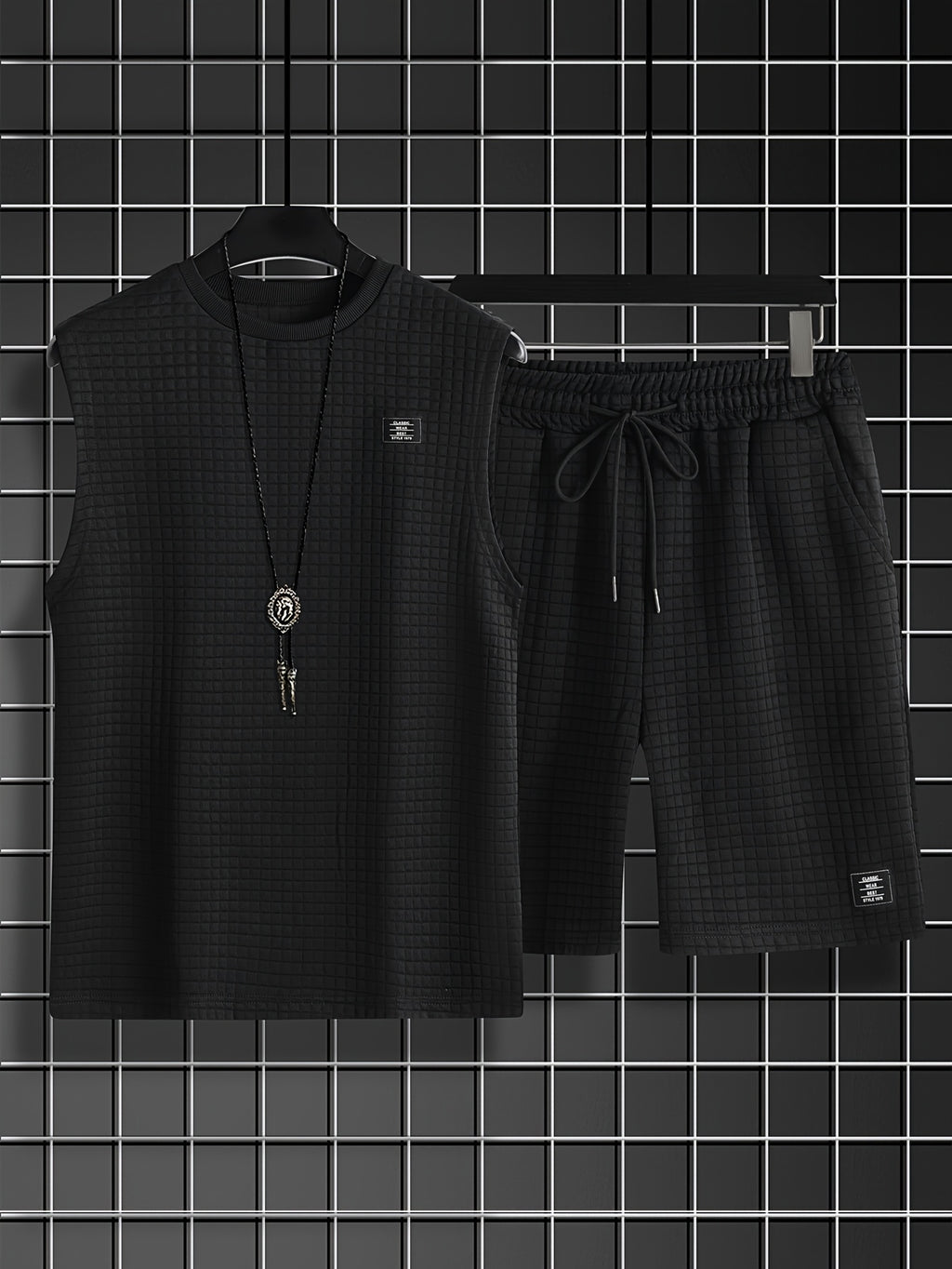 Zorren | Casual 2-delige Set – Mouwloos Vest & Short Set, Zomer Sportieve Matchende Outfit