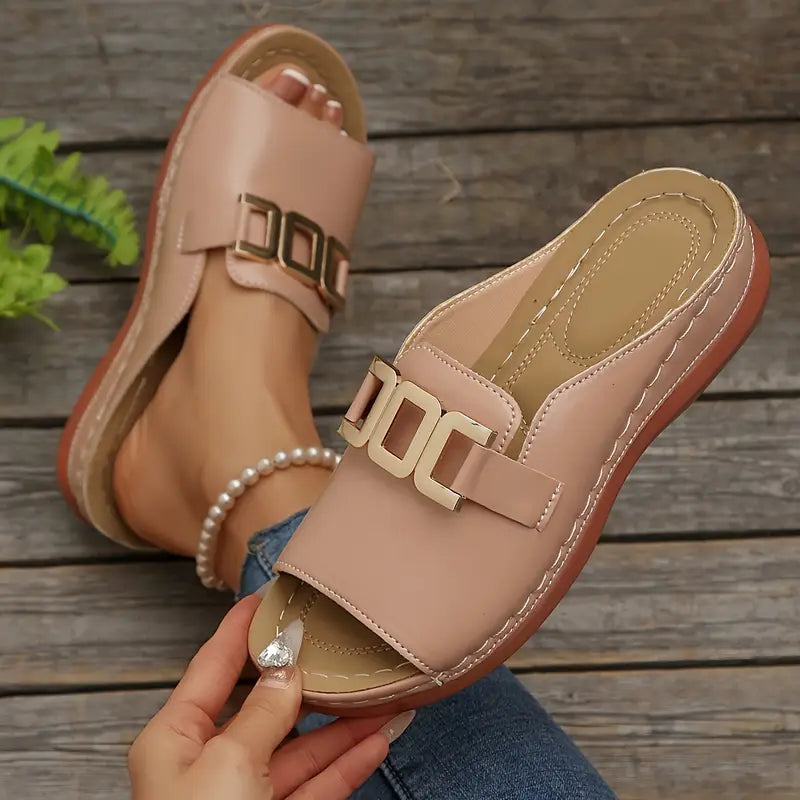 Zafirae | Dames Elegante Wedgesandalen – Stijlvol platformdesign