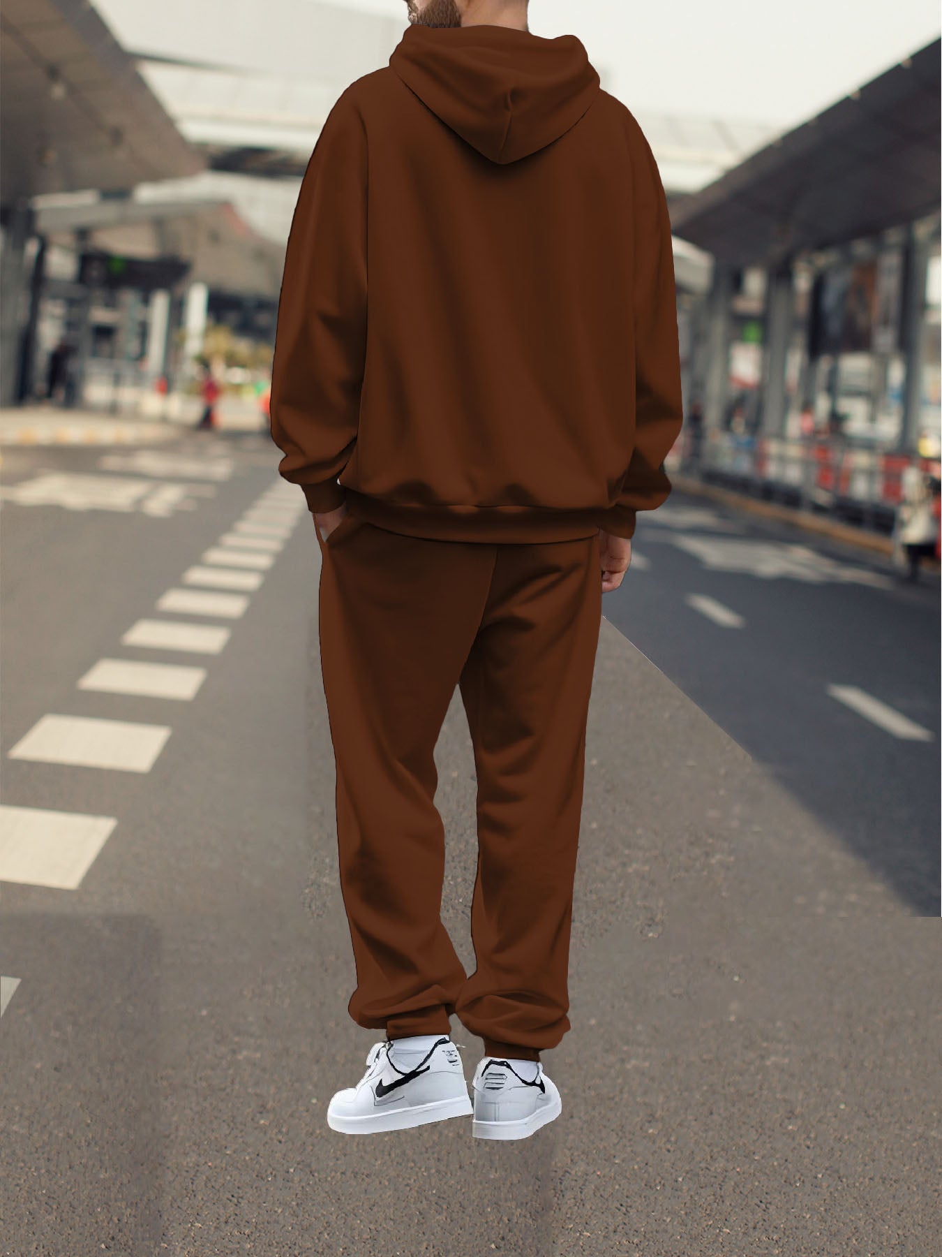 Bardon | Casual sport hoodie & joggingbroek set – Lichtgewicht joggingpak, comfortabele tweedelige outfit