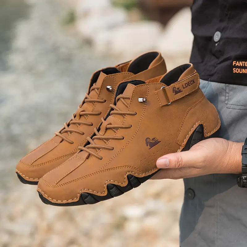 Bootrek | Bottines en daim pour homme – Bottines décontractées et élégantes avec une semelle résistante et antidérapante