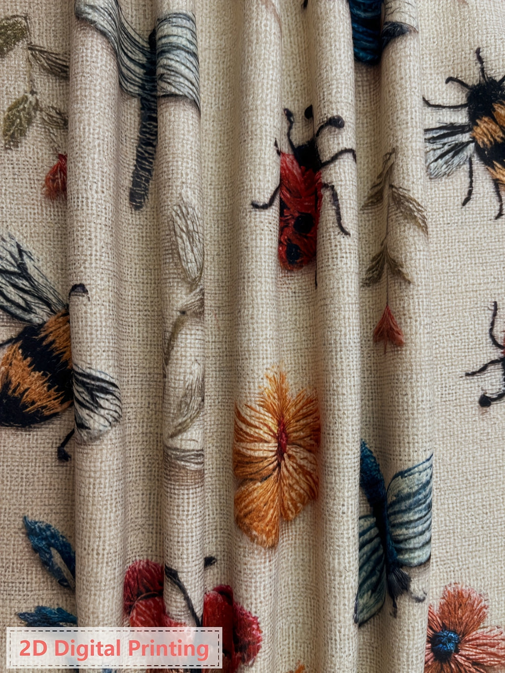 Jessamine | Dames Sweater met All-Over Insecten- en Bloemenprint