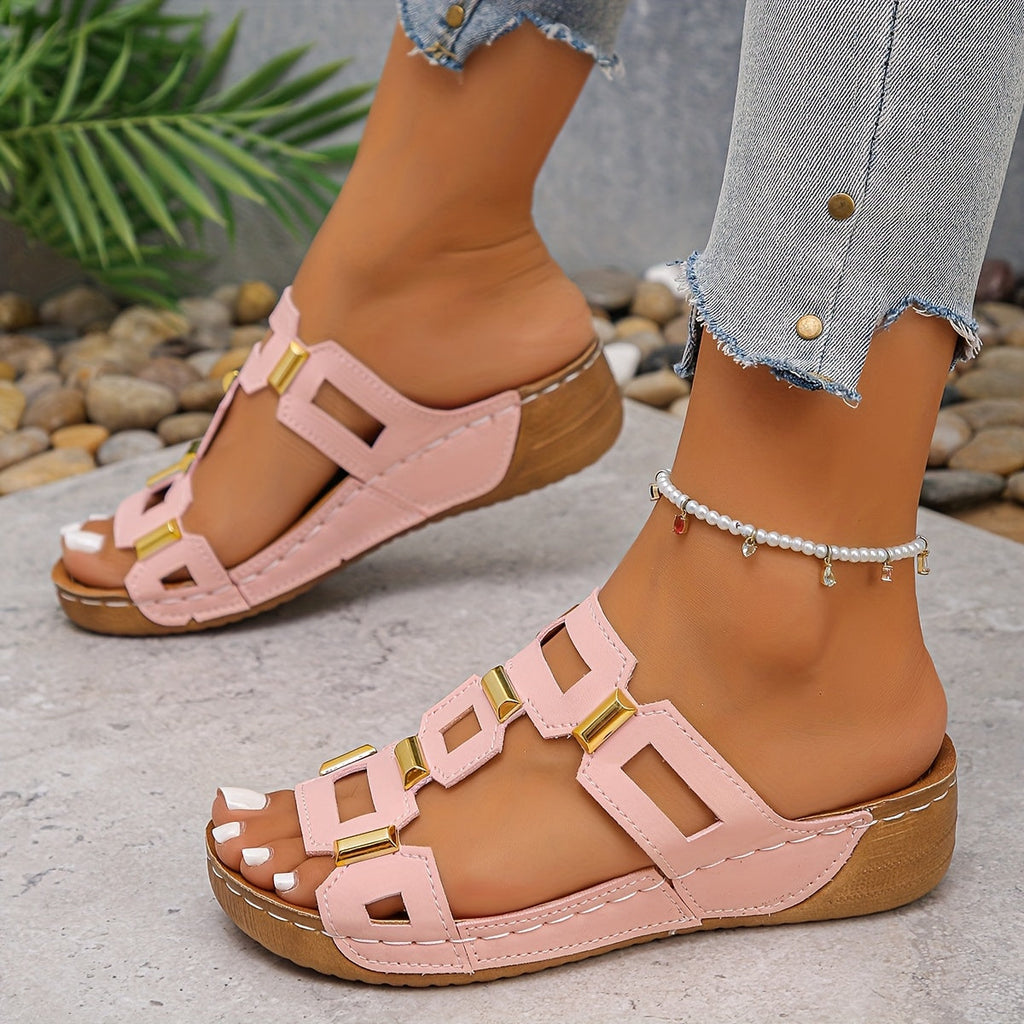 Elyssae | Comfortabele sandalen voor dames – dikke zool, stabiliteit, ondersteunt de voetboog