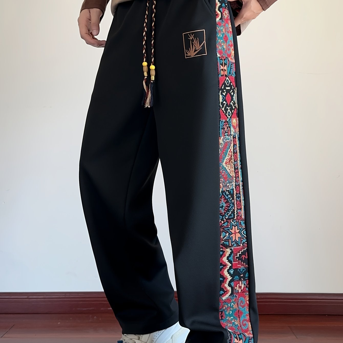 Ivaron | Herenbroek met wijde pijpen – Loszittende casual broek