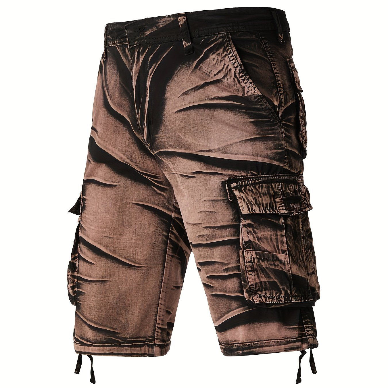 Rionel | Camo-cargoshorts voor heren – Streetstyle, casual, met militaire print, meerdere zakken, losse pasvorm
