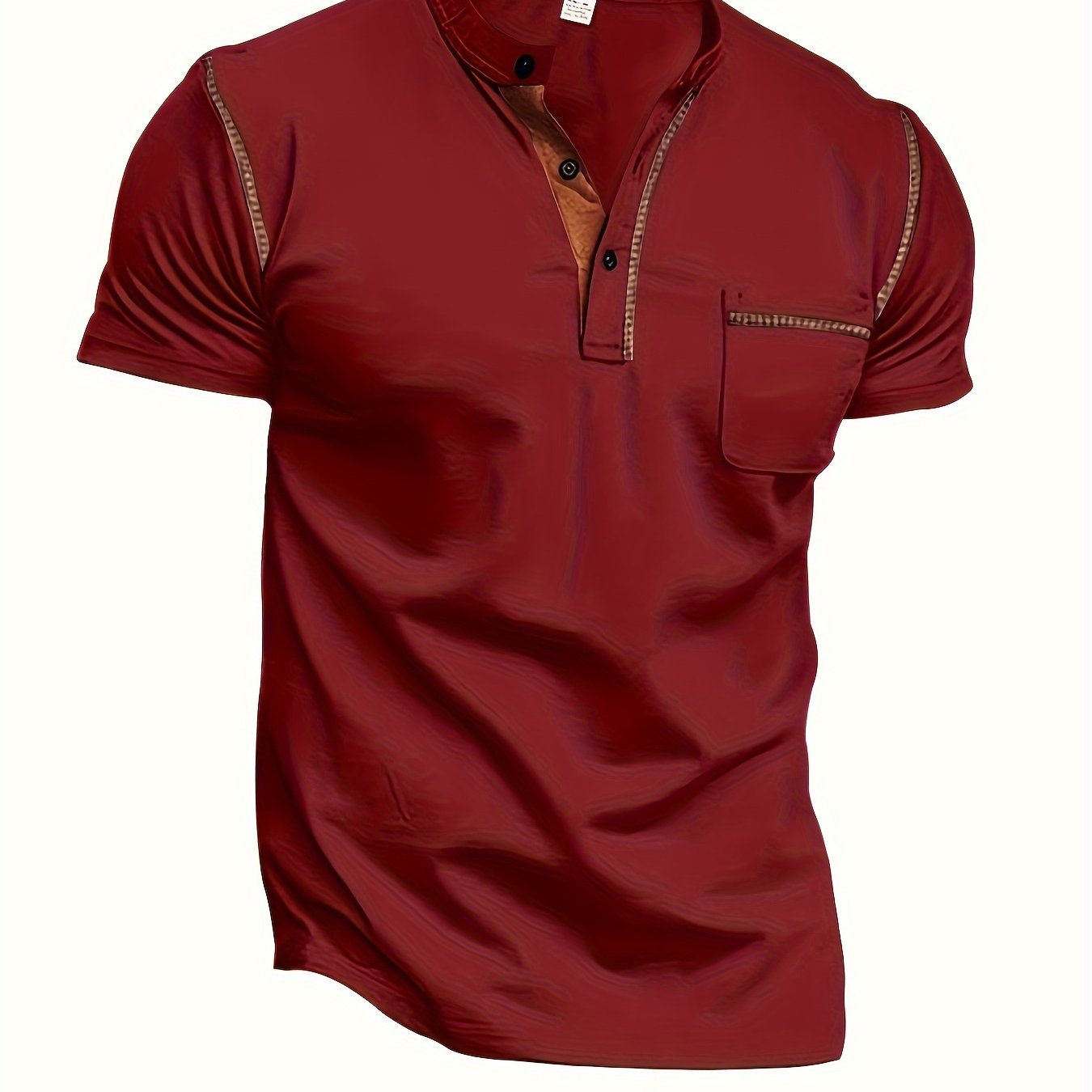 Fabrizio | Herren-T-Shirt mit kurzen Ärmeln – Atmungsaktives Baumwoll-Freizeithemd