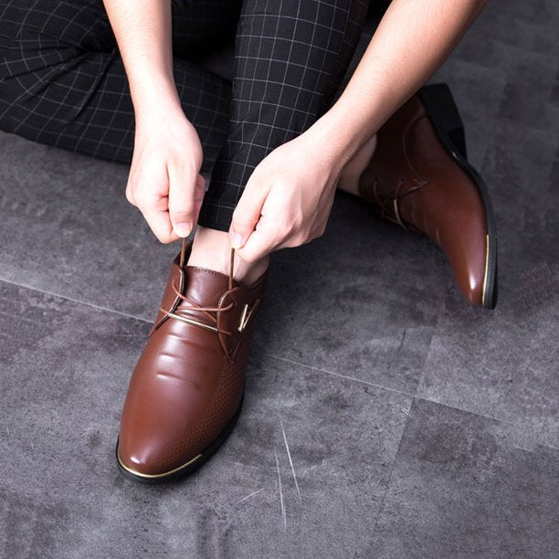 Vellaro | Herren-Oxford-Schuhe aus Leder – Klassische Business-Schuhe