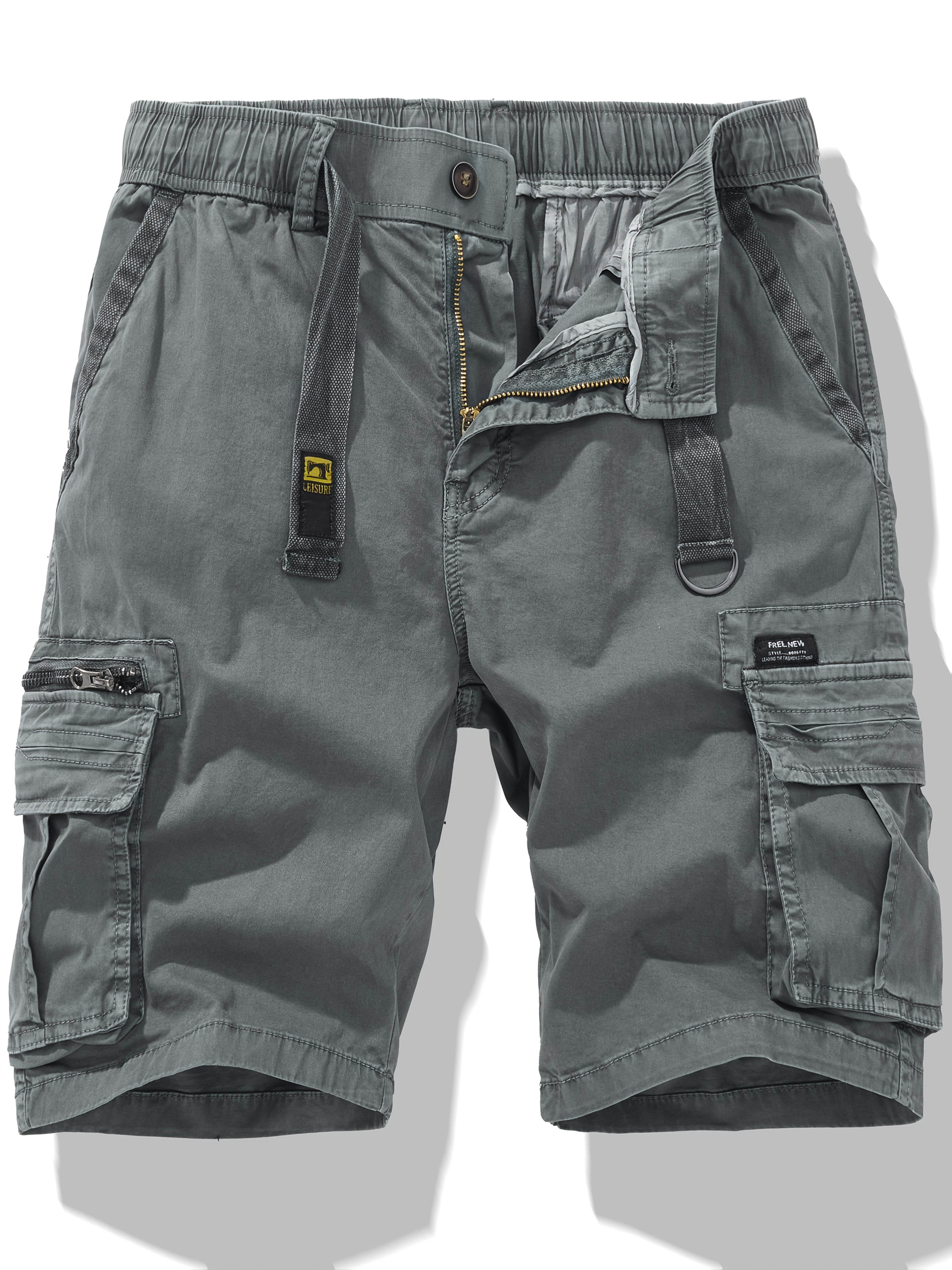 Vexor | Heren Katoenen Cargo Shorts – Losse Pasvorm, Casual Zomershorts met Meerdere Zakken