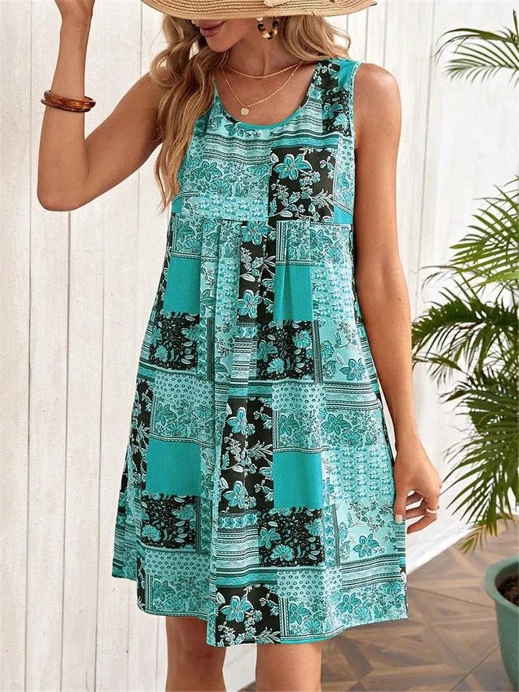 Gyla | Hippie-chique tuniek voor dames – Boho-stijl, casual, ruimvallend zomertopje