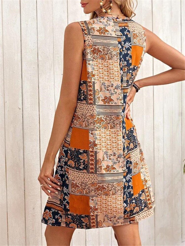 Gyla | Hippie-chique tuniek voor dames – Boho-stijl, casual, ruimvallend zomertopje