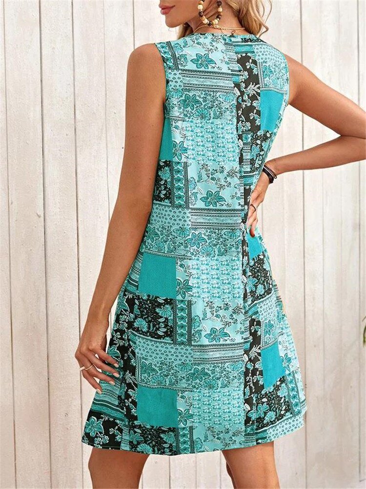 Gyla | Hippie-chique tuniek voor dames – Boho-stijl, casual, ruimvallend zomertopje