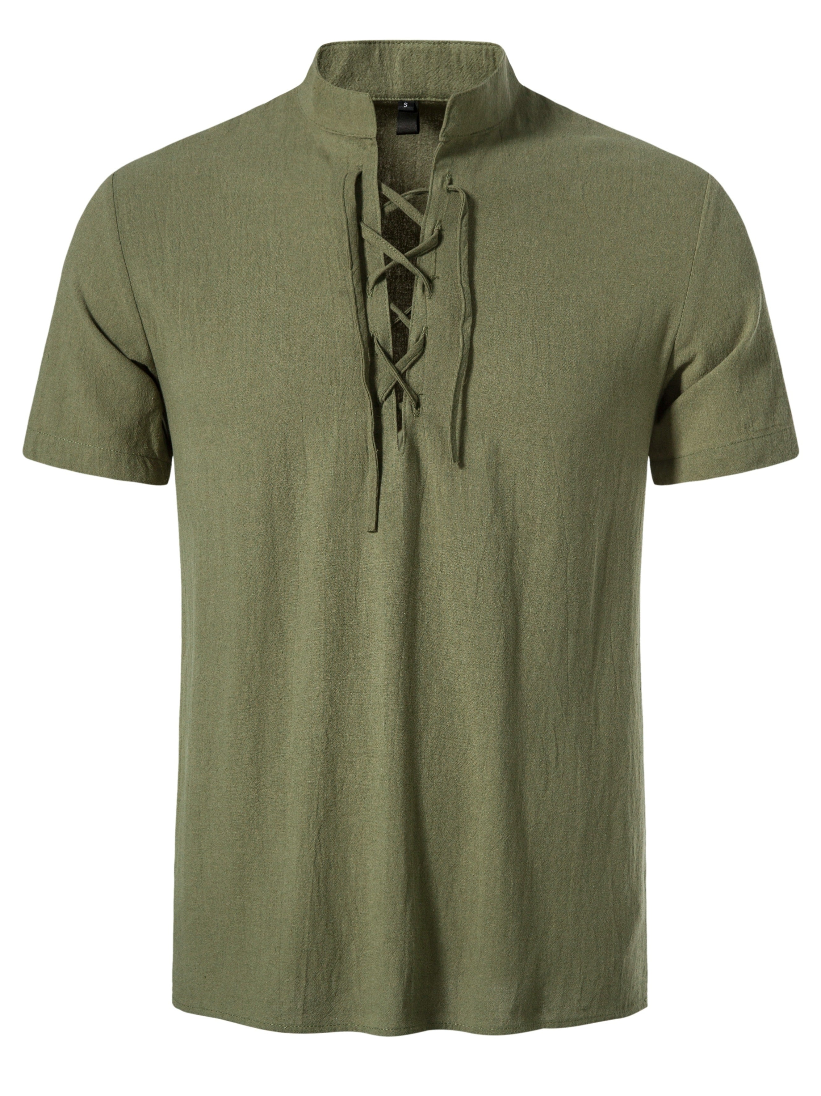 Varekion | Heren Casual Shirt met Korte Mouwen – Lichtgewicht Zomer Strandshirt
