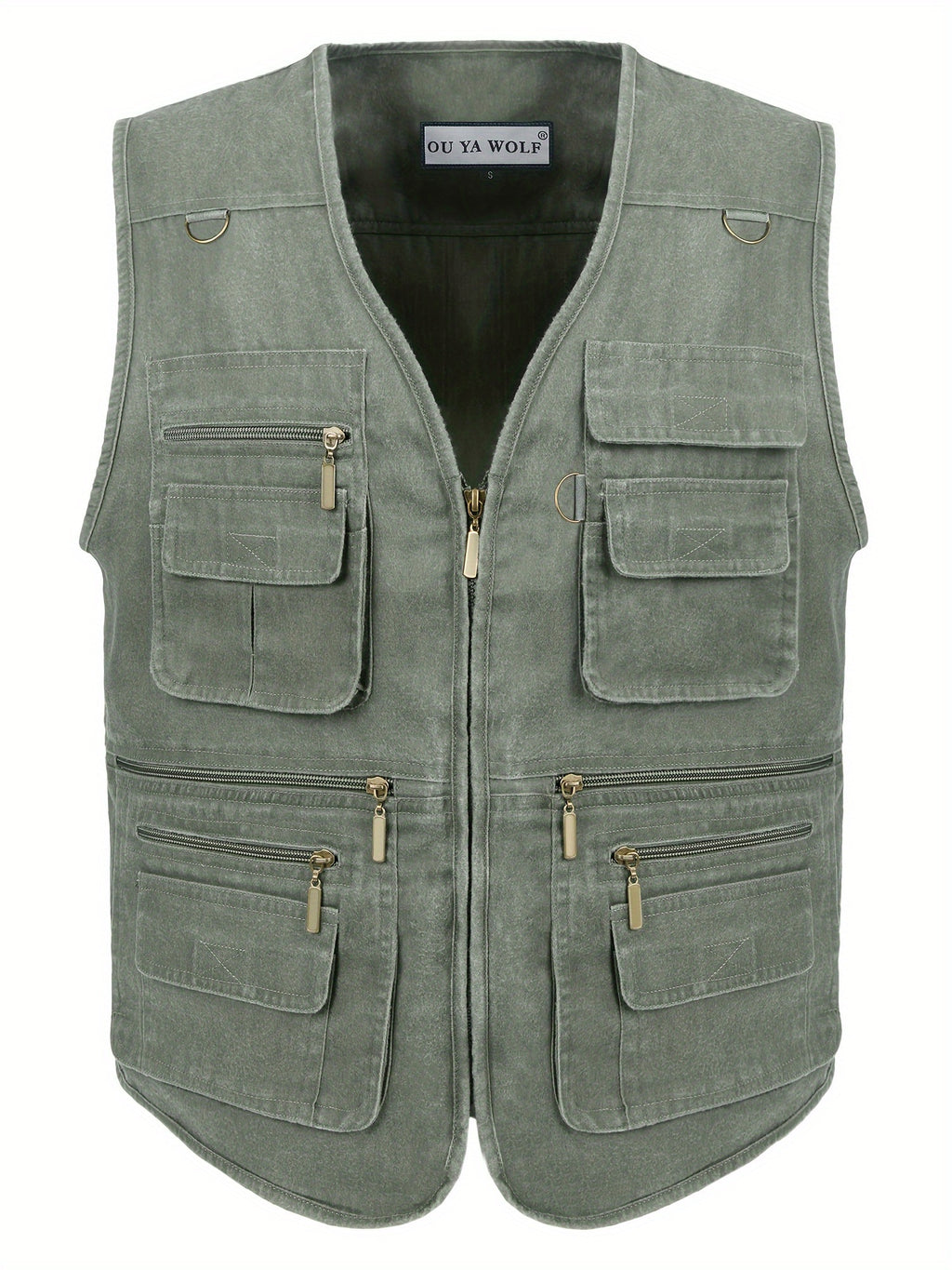 Antonio | Outdoor reisvest voor heren – lichtgewicht stone-washed tactisch vest met meerdere zakken