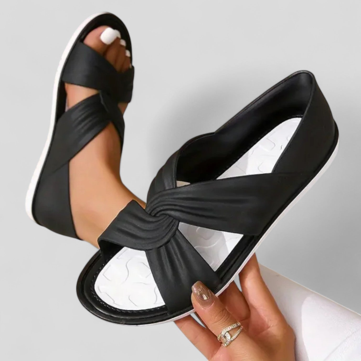 Talia | Orthopedische teensandalen voor dames – met dempende steun voor de voetboog