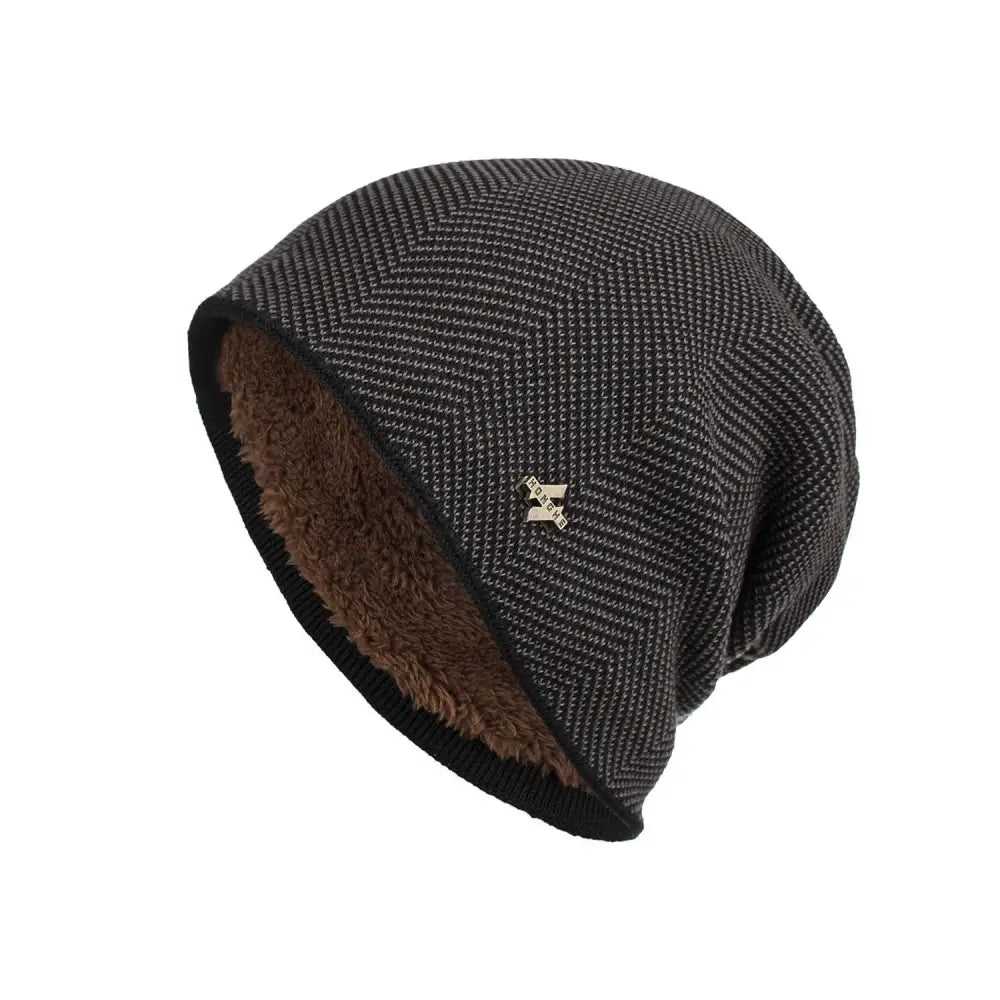 Snugcap | Bonnet d'hiver doublé polaire avec Comfort Shield – Tricot peluche doux, chaud et confortable