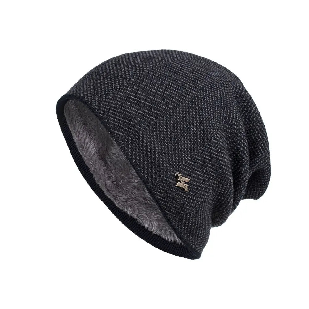 Snugcap | Bonnet d'hiver doublé polaire avec Comfort Shield – Tricot peluche doux, chaud et confortable