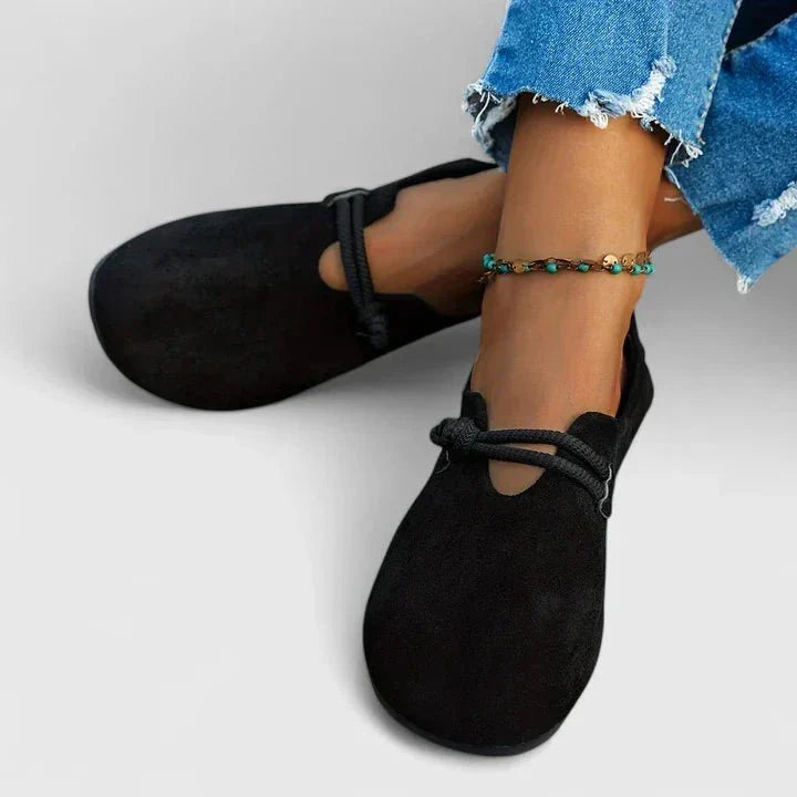 Aurie | Comfortabele damessandalen – instap platte sandalen, chique casual zomers wandelschoeisel