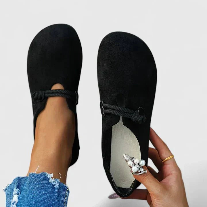 Aurie | Comfortabele damessandalen – instap platte sandalen, chique casual zomers wandelschoeisel