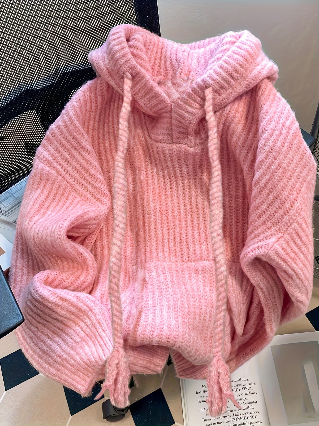 Irelis | Heren trui met capuchon en trekkoord, casual warme pullover met lange mouwen