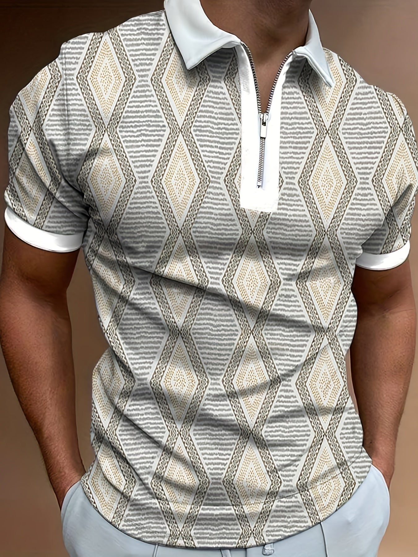 Elwood | Heren Casual Polo Shirt met Korte Mouw en Ritssluiting - Ademend, Stijlvol & Lichtgewicht