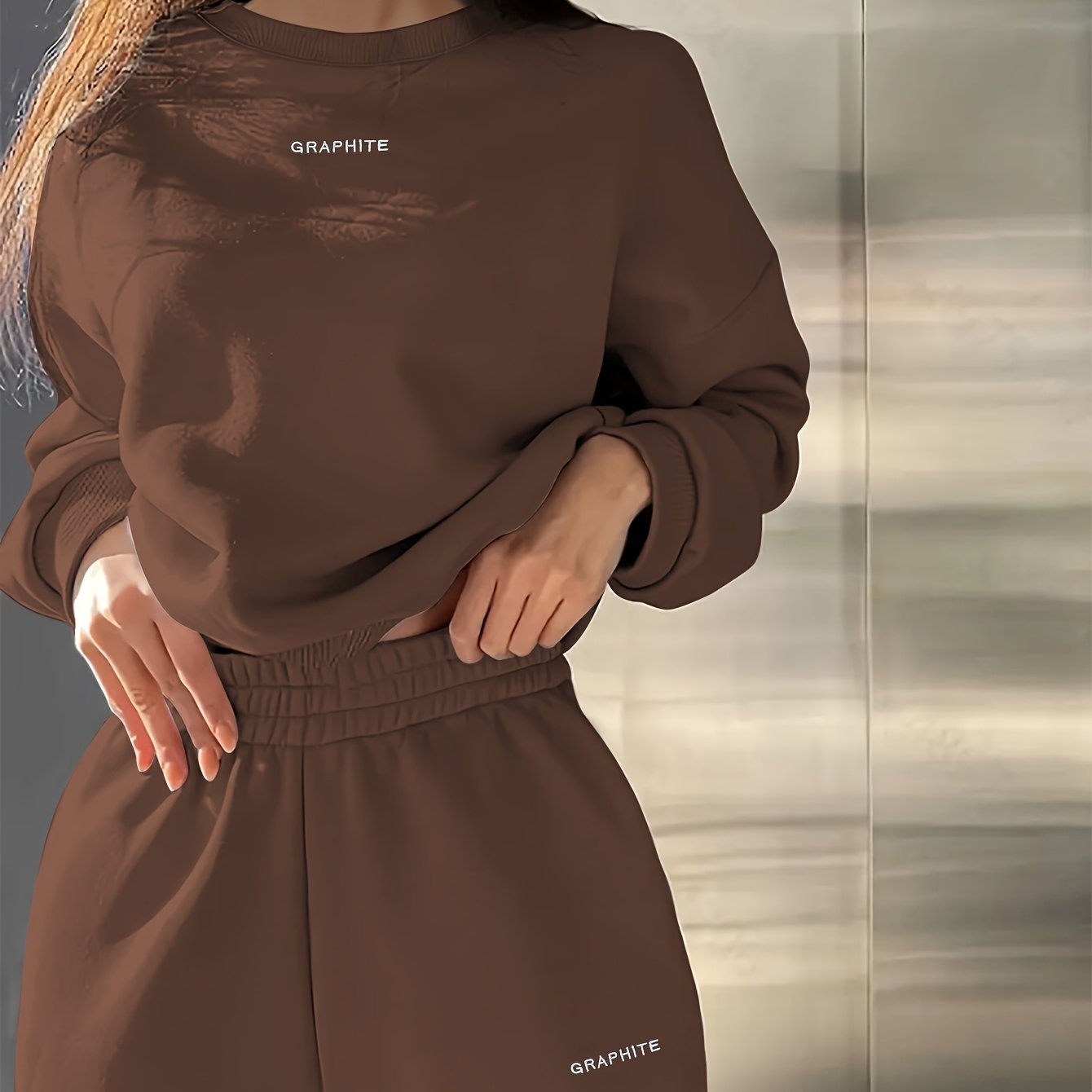 Dariah | Casual sweatshirt- en broekenset voor dames, losse pasvorm, comfortabele sportkleding