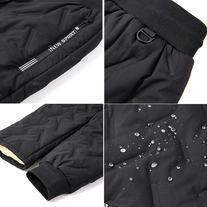 ThermoWear | Pantalon d'hiver unisexe en polaire – pantalon thermique chaud, pantalon de jogging décontracté et confortable