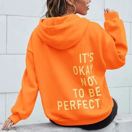 Isaelle | Damen-Hoodie mit Buchstabenprint – Lässiges Langarm-Sweatshirt für jeden Tag 