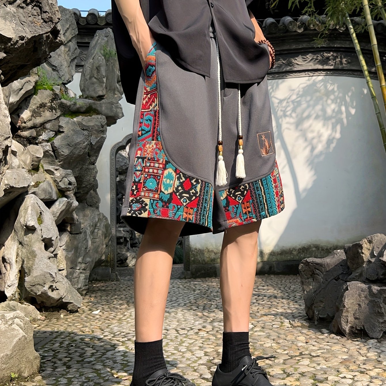 Kaelorn | Retro zomershort voor heren – casual streetwear trendy shorts, relaxed fit
