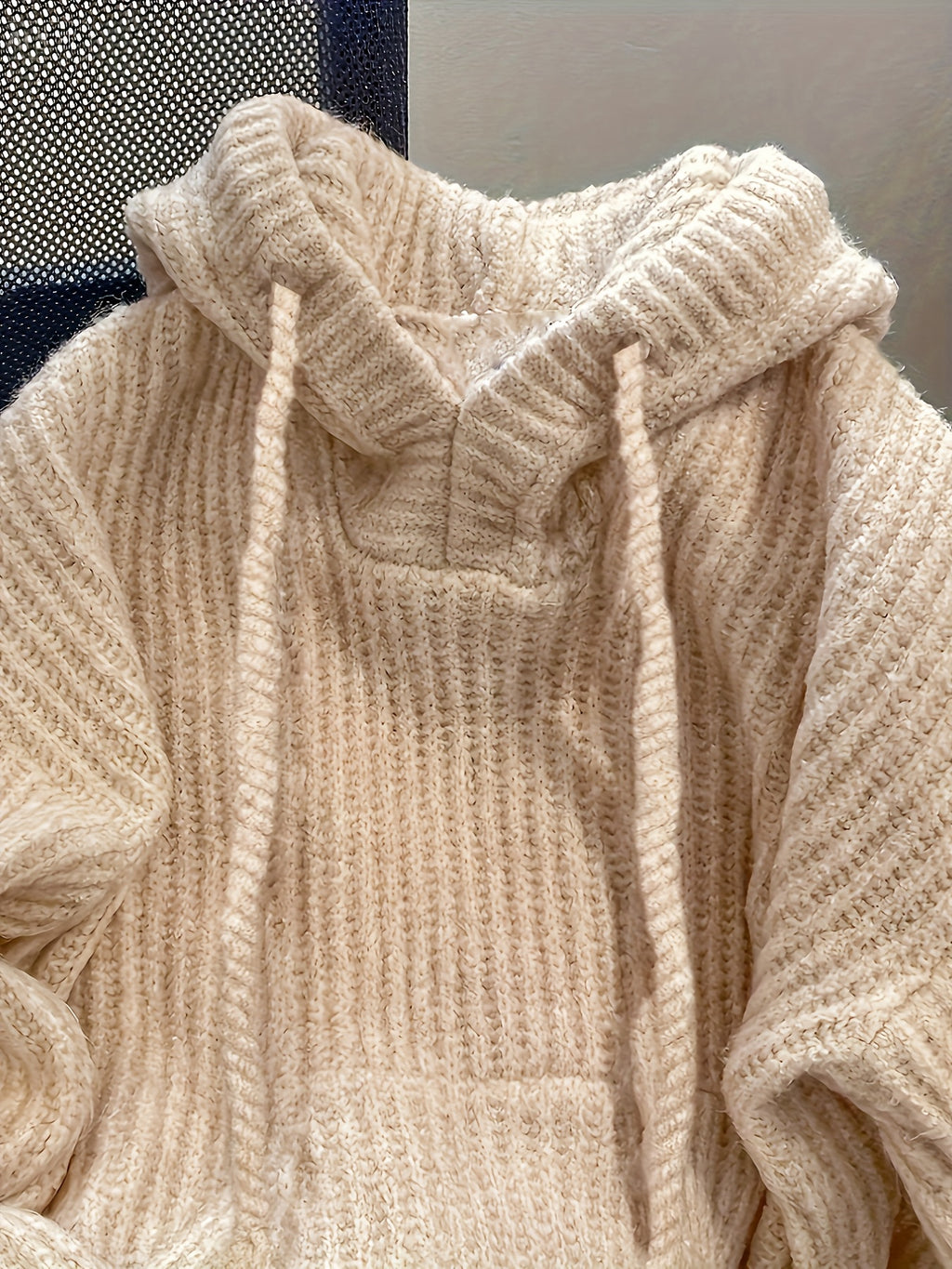 Irelis | Heren trui met capuchon en trekkoord, casual warme pullover met lange mouwen