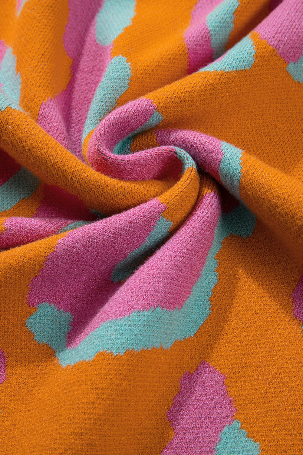 Brynoria | Pull colorblock en maille - Pull à col rond, ourlet côtelé et manches longues