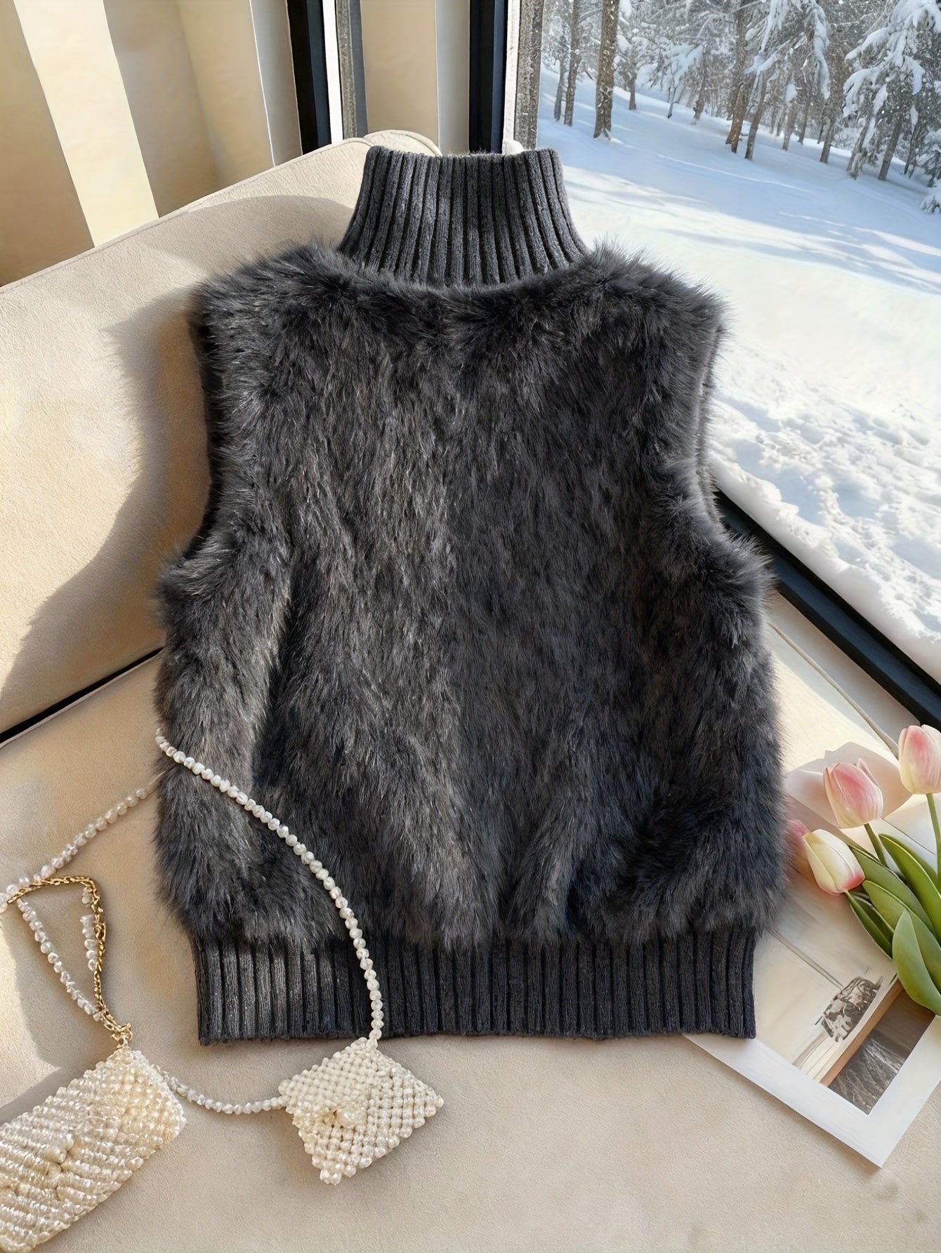 Hailynn | Elegante damesvest met opstaande kraag – Modieuze laagjeslook