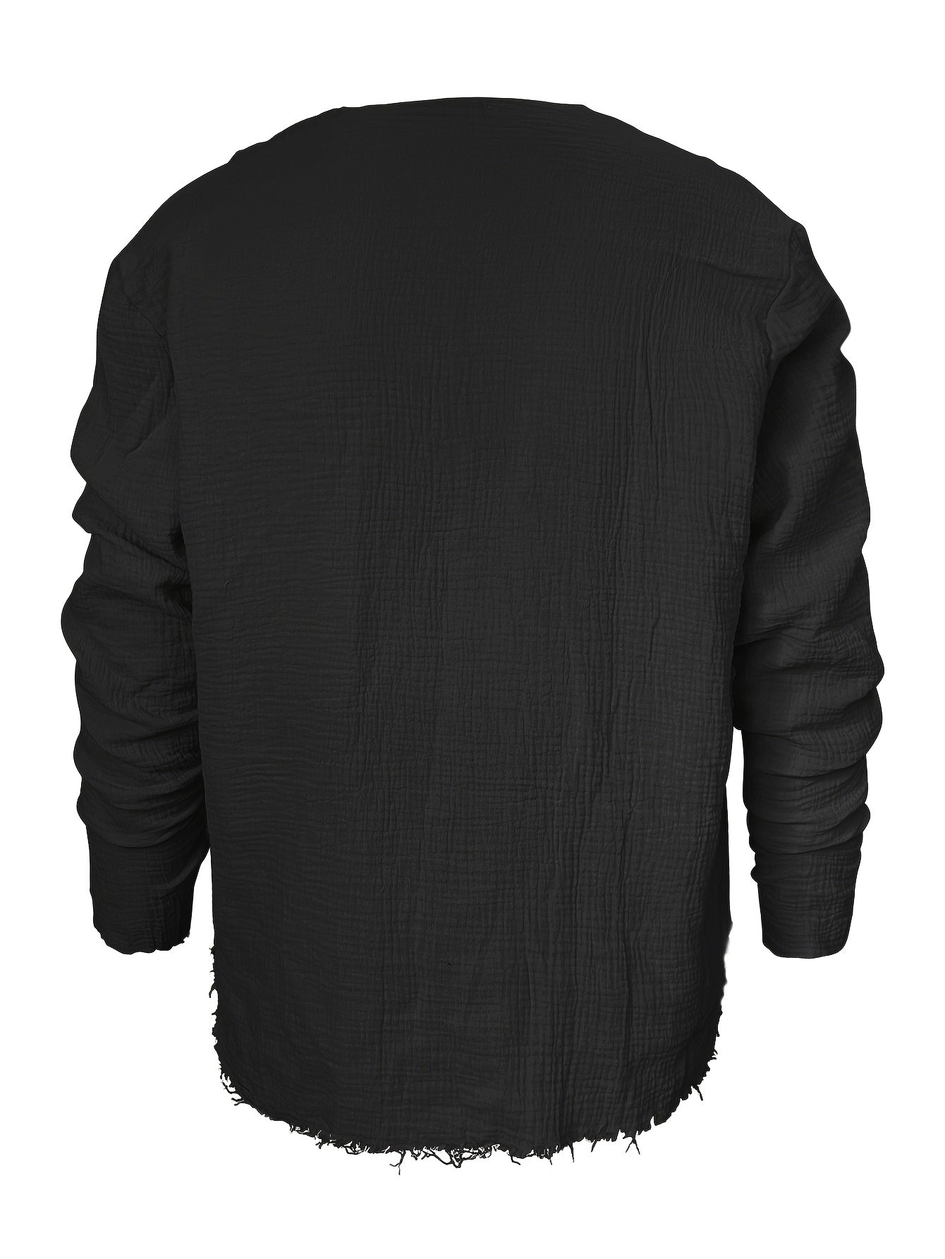 Ziveno | V-hals T-shirt met distressed-look voor heren – Casual zomershirt met halflange mouwen