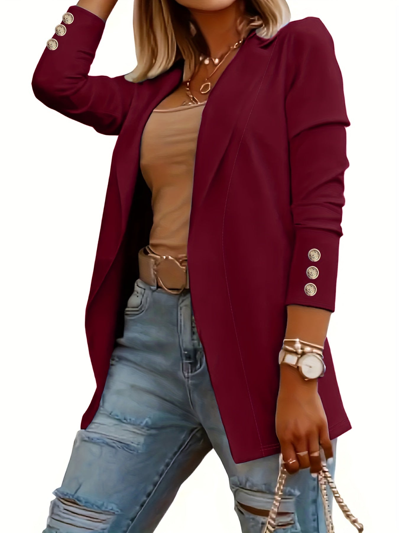 Albina | Offener Damenblazer – Lässig-elegante Businesskleidung