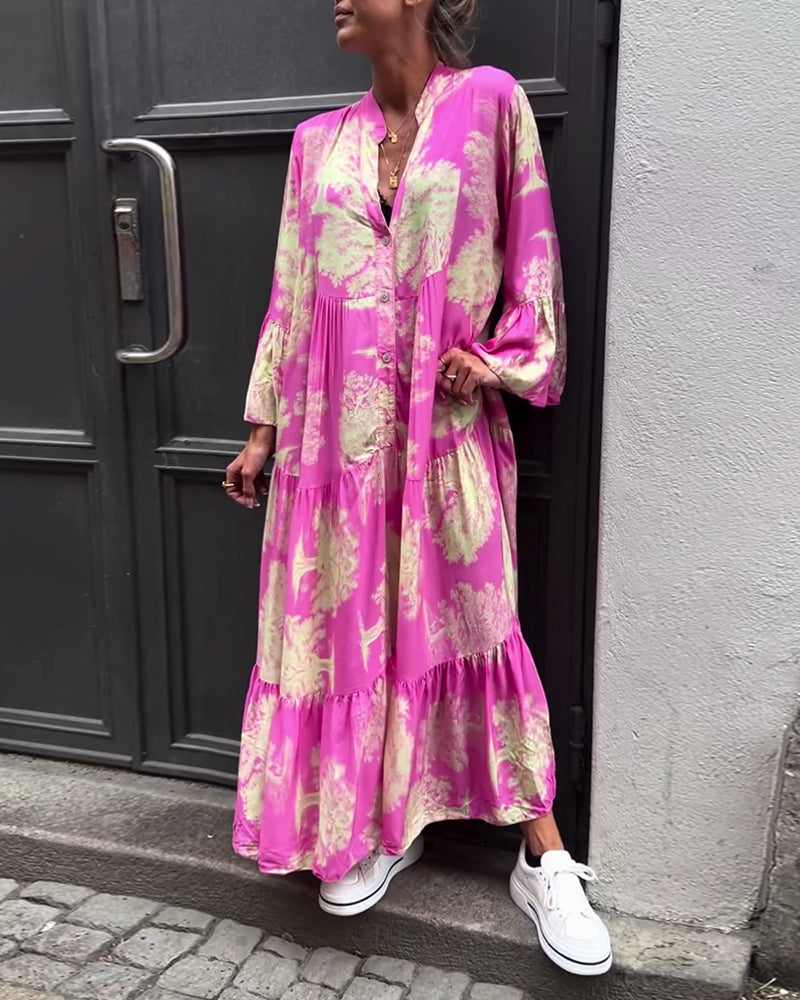 Briveth | FreeSpirit Boho-jurk – Vloeiende zomerjurk voor dames