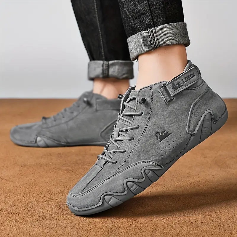 Bootrek | Bottines en daim pour homme – Bottines décontractées et élégantes avec une semelle résistante et antidérapante