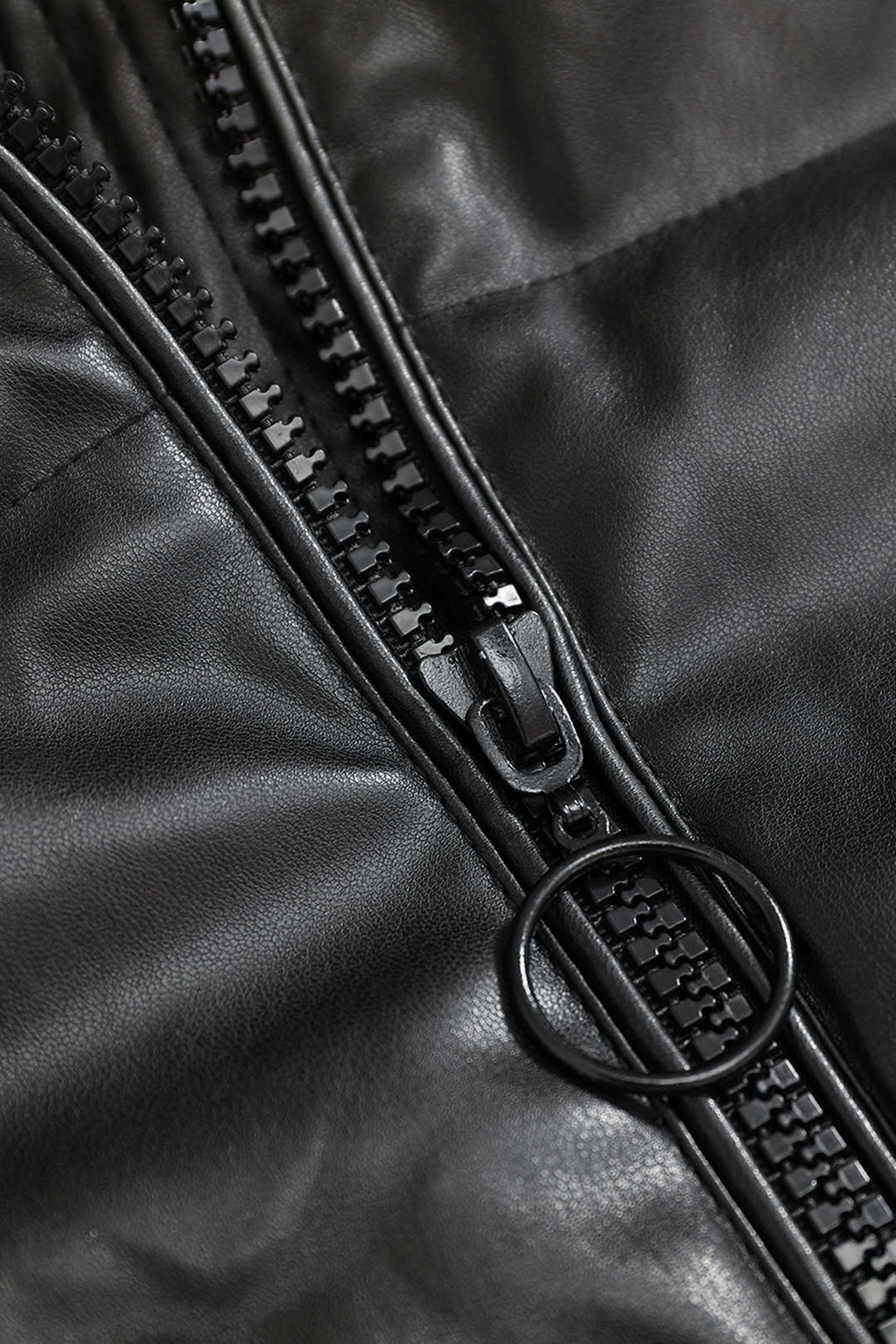 Veryn | Veste matelassée en similicuir pour femme avec capuche – Manteau d'hiver chaud, chic et confortable