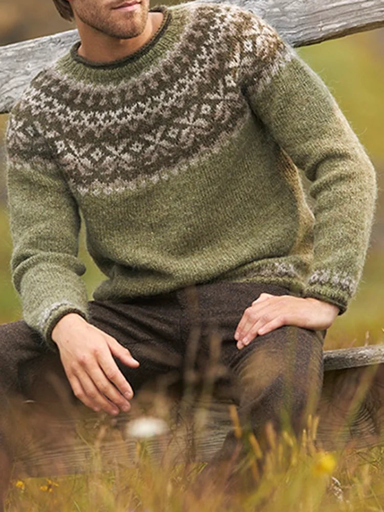 Varyon | Herrenpullover mit Stehkragen – Stilvoller Premium-Strickpullover