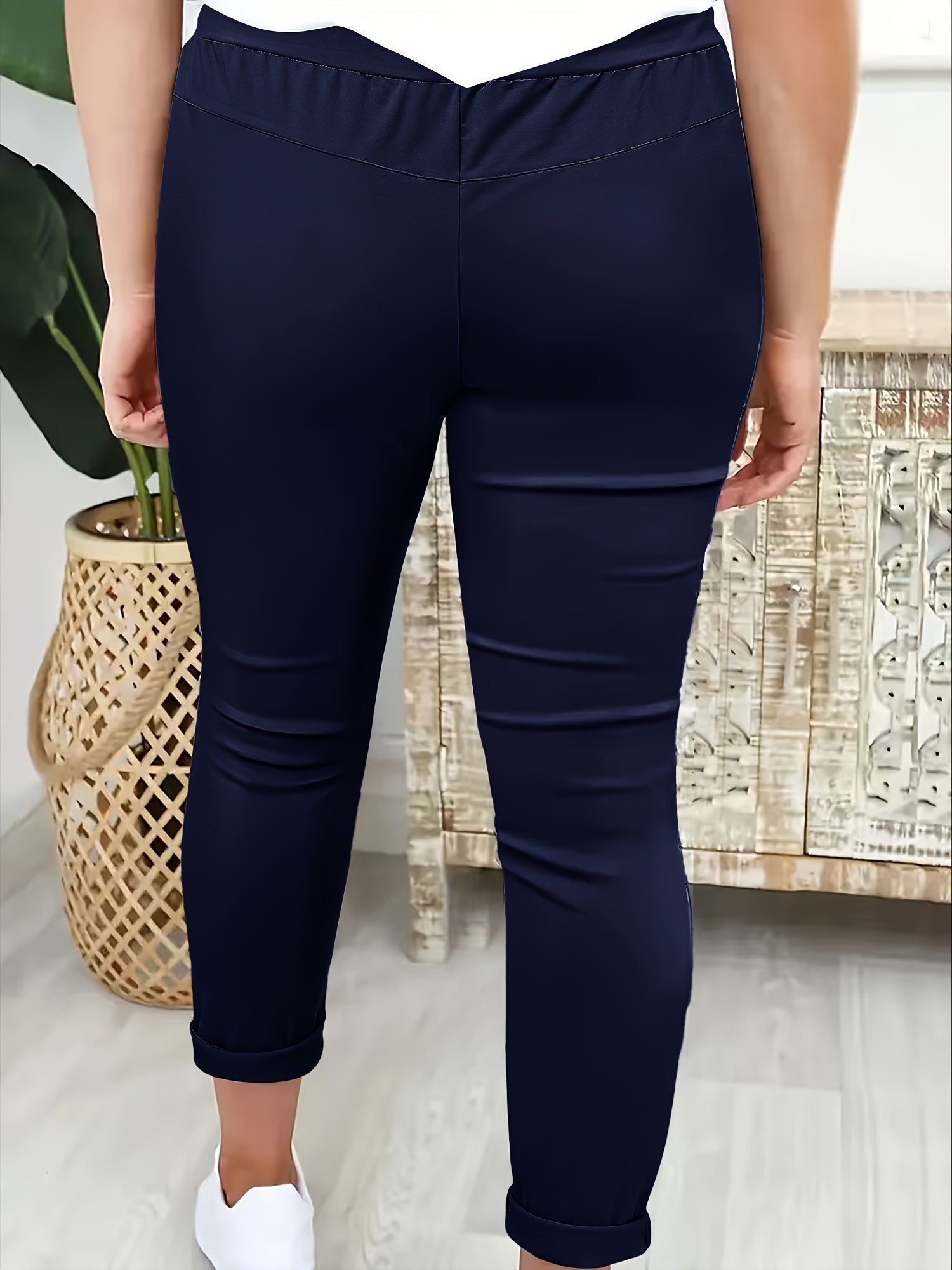 Seline | Joggers met hoge taille voor dames - Casual Broek met koord