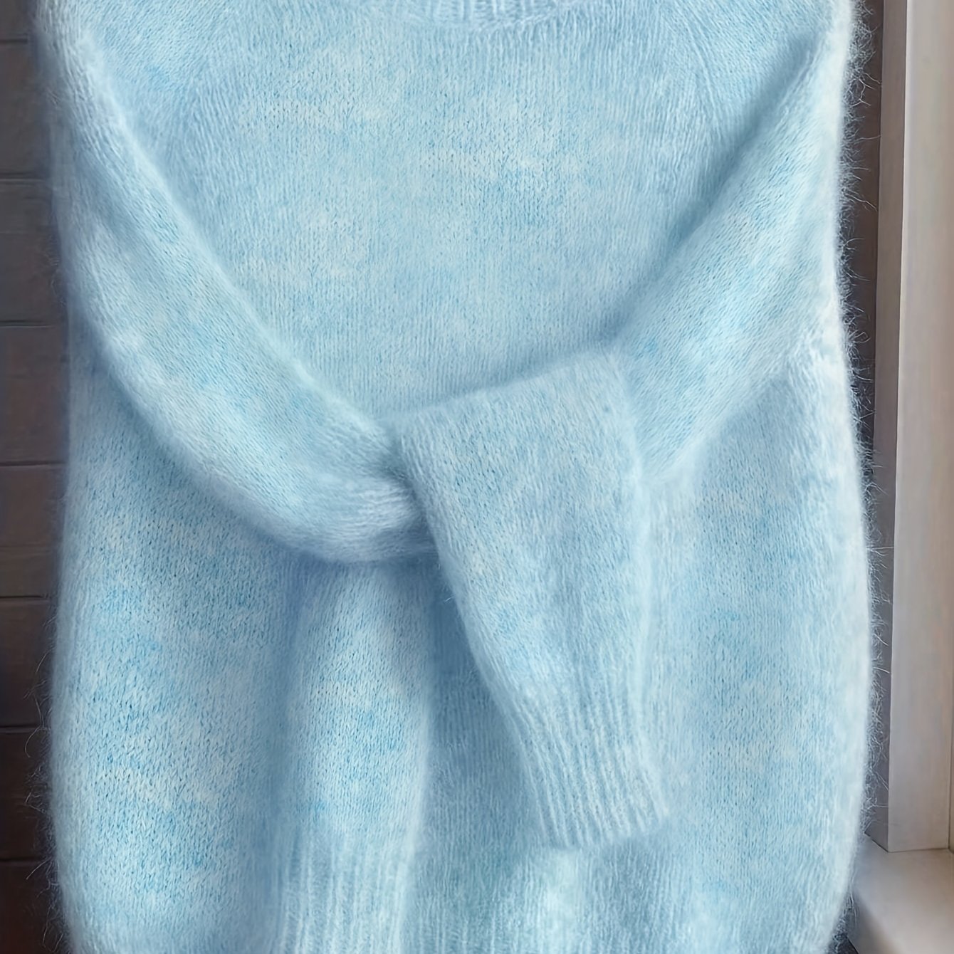 Lorixa | Zachte mohairmix trui voor dames – Comfortabele, stijlvolle raglanmouwen voor de winter