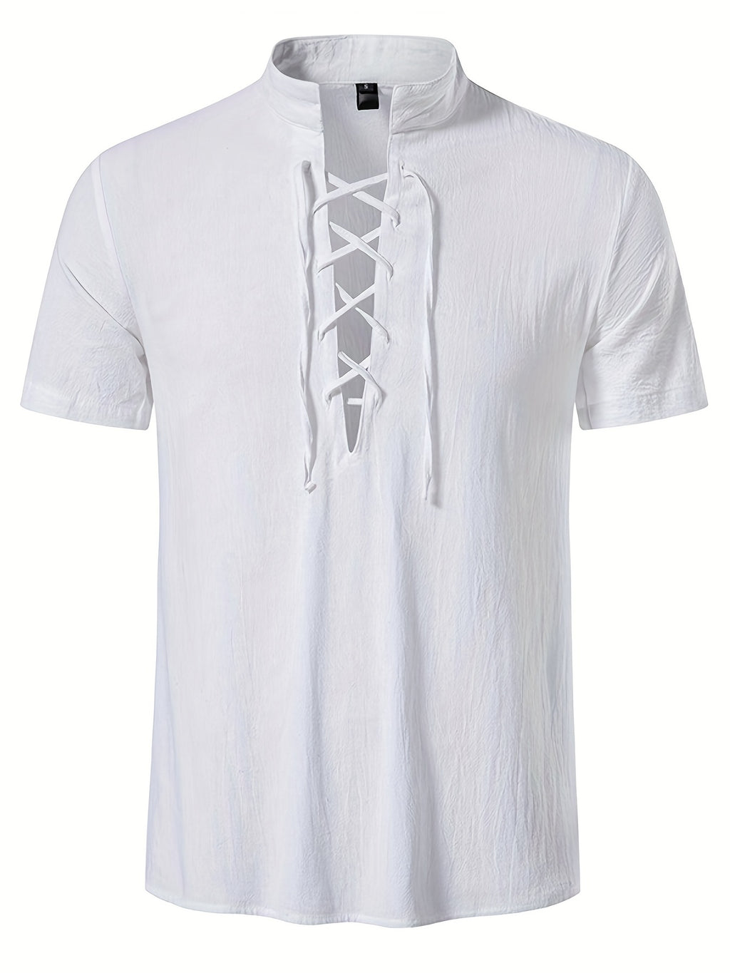 Varekion | Heren Casual Shirt met Korte Mouwen – Lichtgewicht Zomer Strandshirt