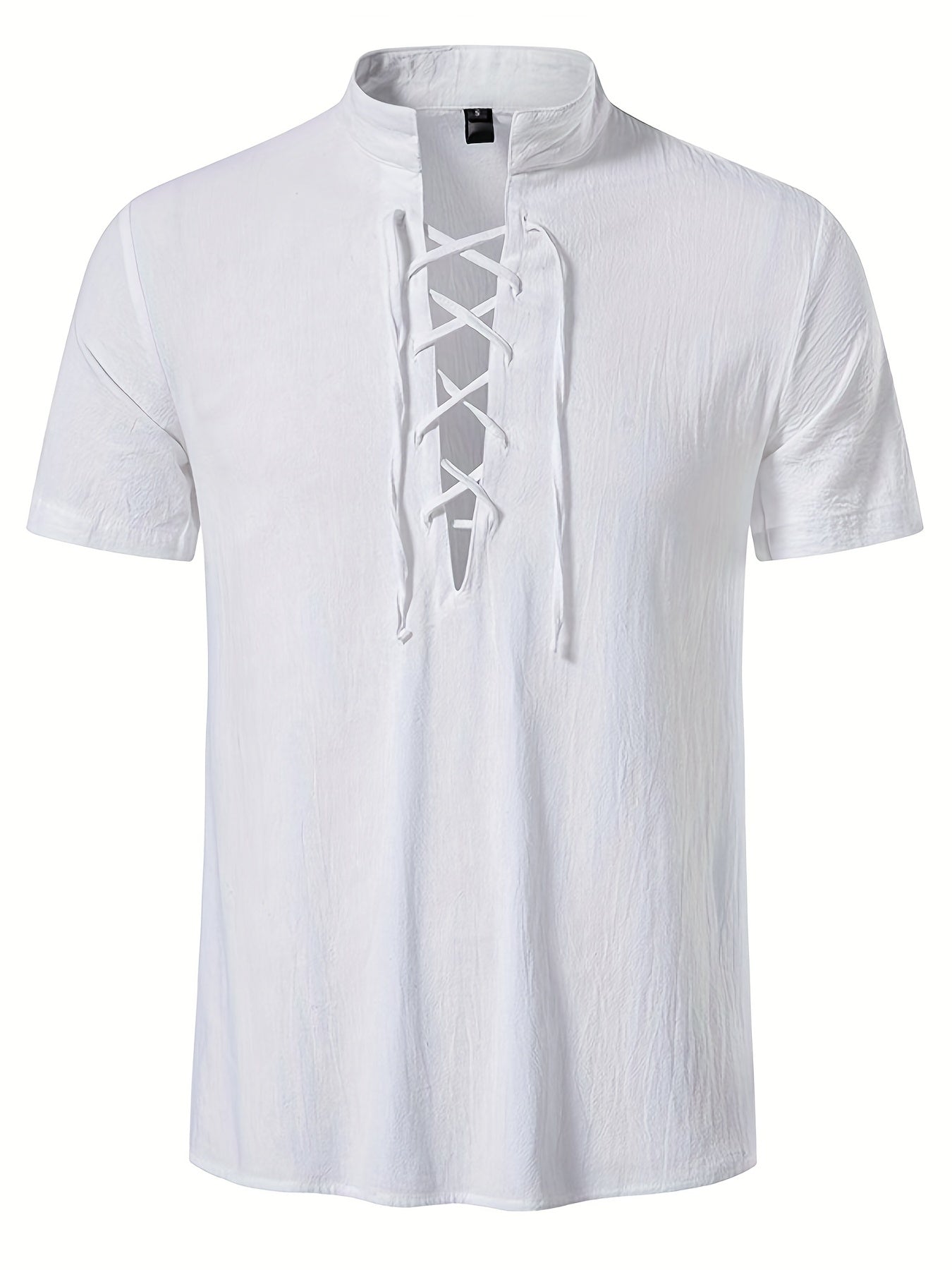 Varekion | Heren Casual Shirt met Korte Mouwen – Lichtgewicht Zomer Strandshirt