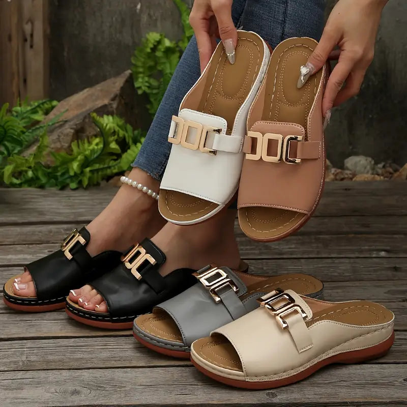 Zafirae | Dames Elegante Wedgesandalen – Stijlvol platformdesign