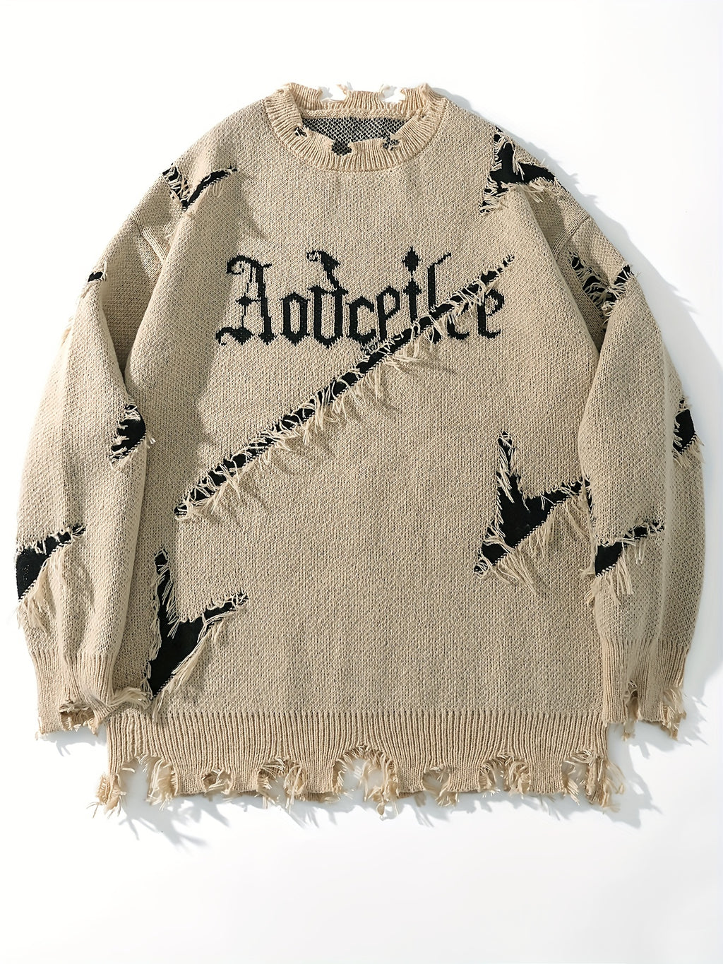 Liorix | Heren Casual Street Trui – Oversized Pasvorm Pullover met Verlaagde Schouders, Gebreid