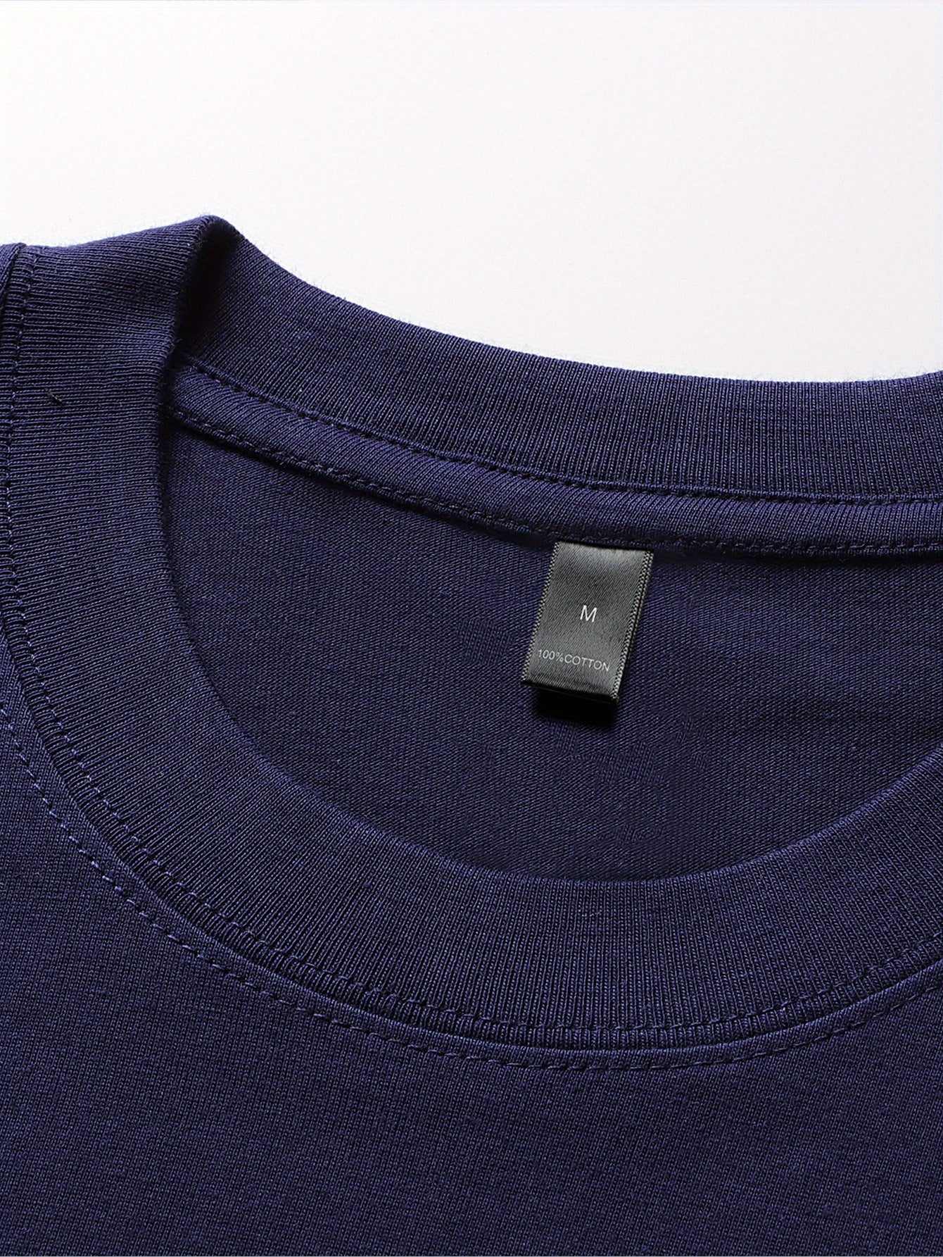 Teyron | Heren Zwaar Katoenen T-shirt 200g – Korte Mouwen, Ronde Hals, Regular Fit