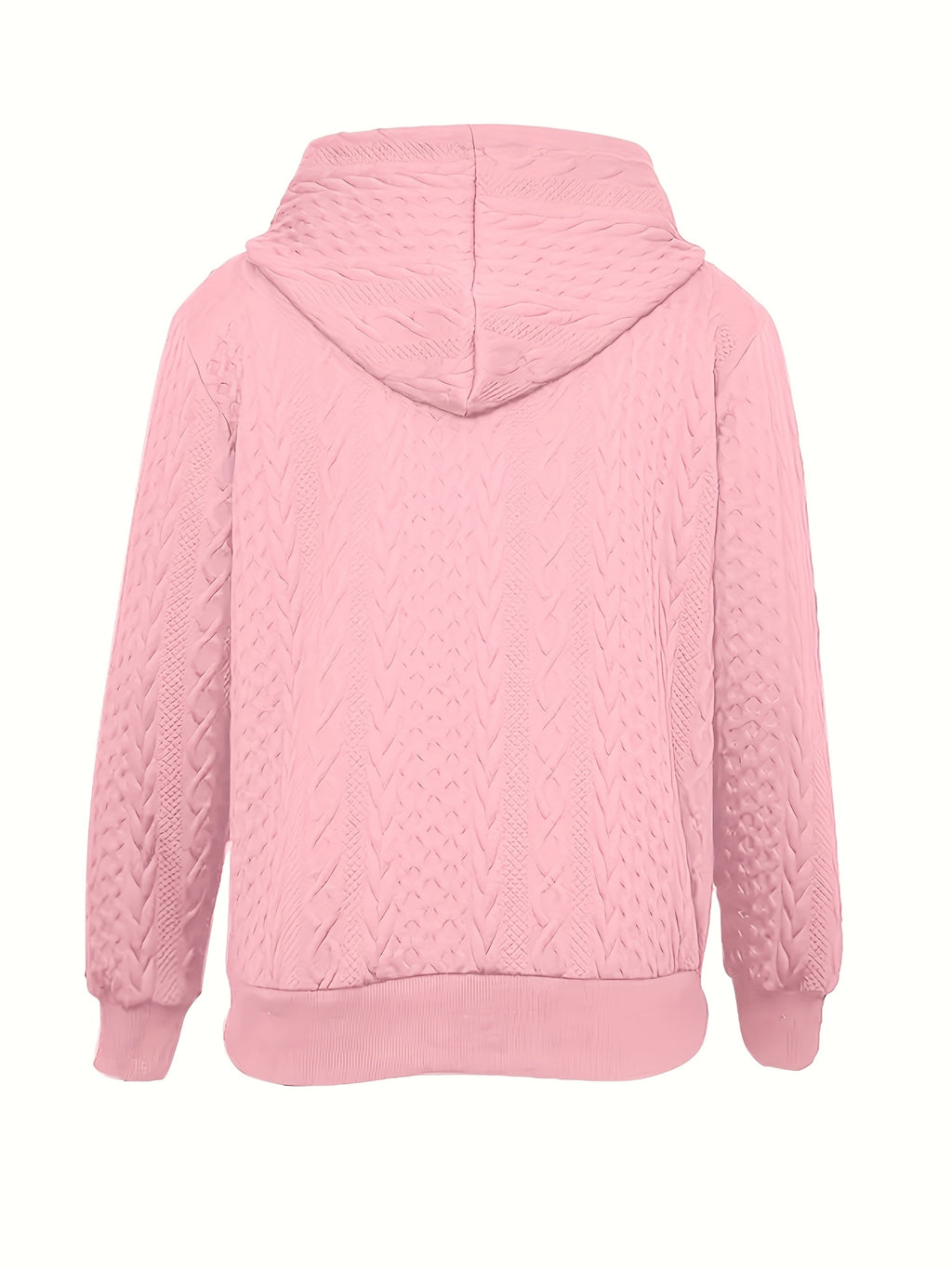 Prynn | Leichte, lässige Damen-Kapuzenjacke – weiches, strukturiertes Material, Reißverschluss, Kapuze mit Kordelzug