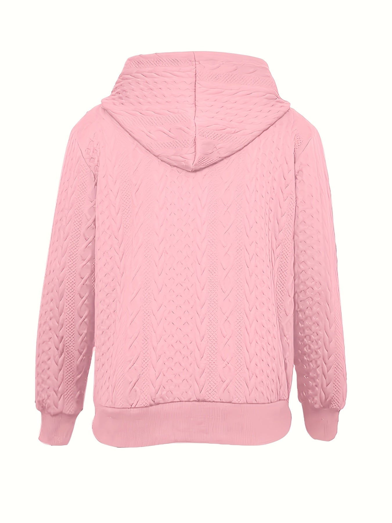 Prynn | Leichte, lässige Damen-Kapuzenjacke – weiches, strukturiertes Material, Reißverschluss, Kapuze mit Kordelzug