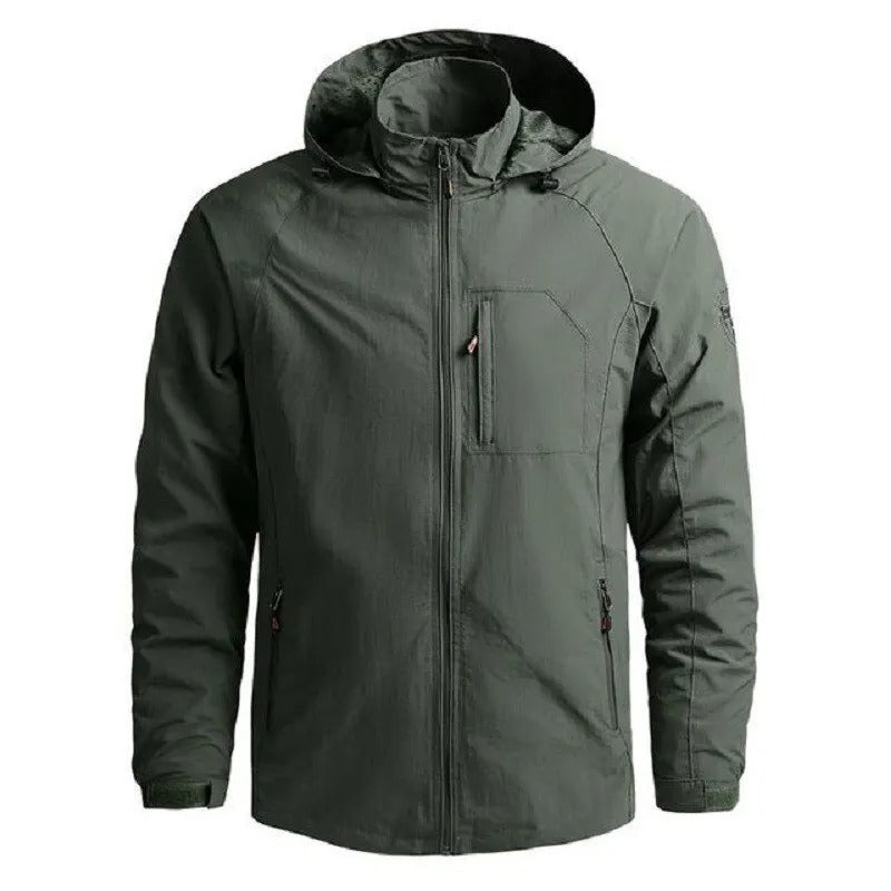 Malrick | Veste zippée légère pour homme – Vêtement d'extérieur décontracté et confortable pour un usage quotidien 