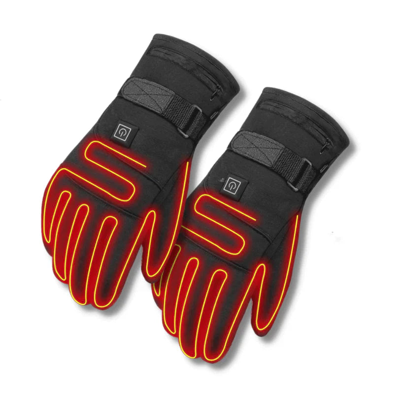 BlazeHands | Unisex waterdichte elektrisch verwarmde winterhandschoenen – touchscreen, instelbare warmte